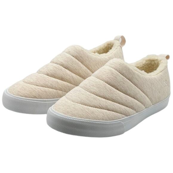 Hurley Fur Lined Womens ARLO PUFF Clog Slip On Loafers Cream Size 7 8 or 10 - Picture 2 of 7